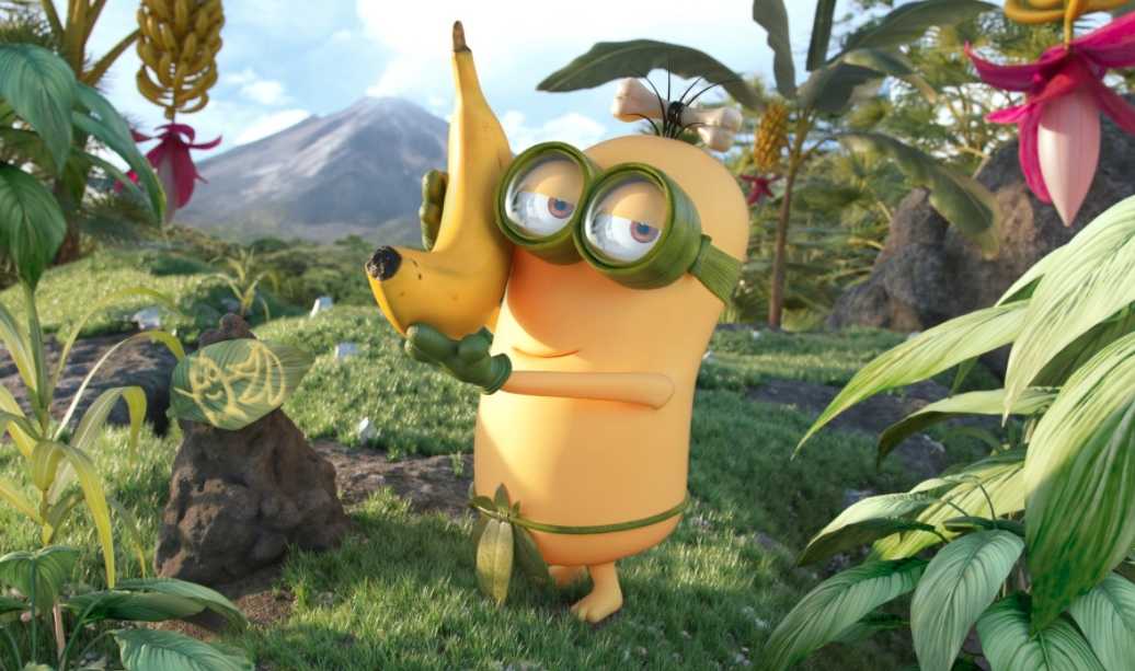 Gambar Minions Panen Pisang