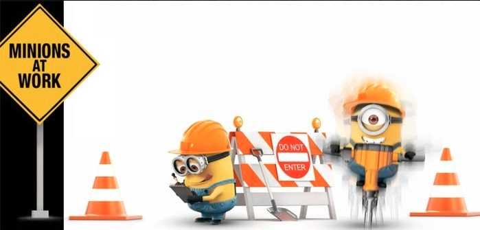 Gambar minions kerja