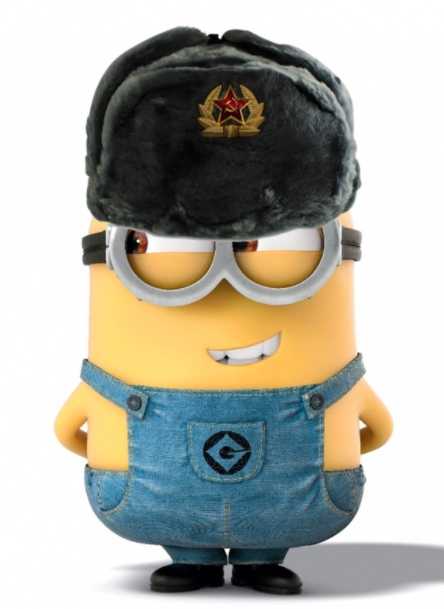 gambar minions berbaris
