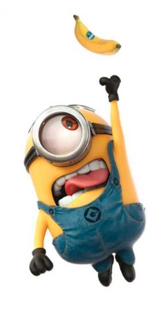 gambar minions pisang 2