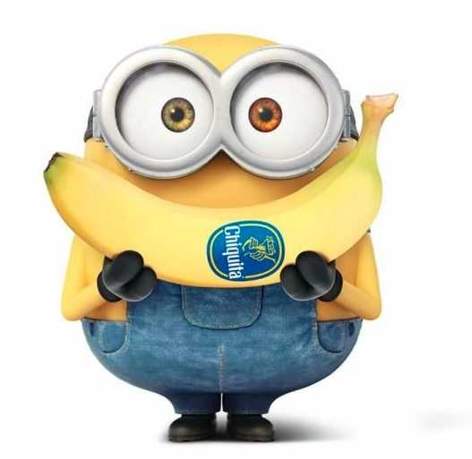gambar minions pisang