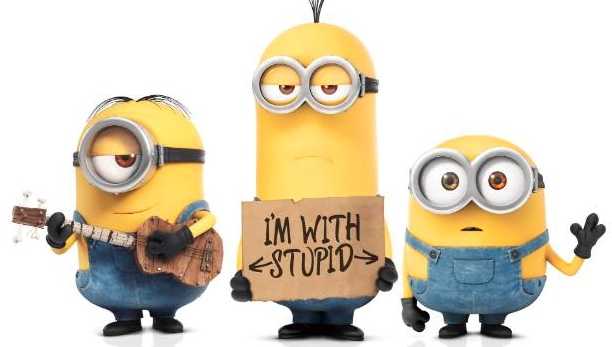 minions I’m With Stupid