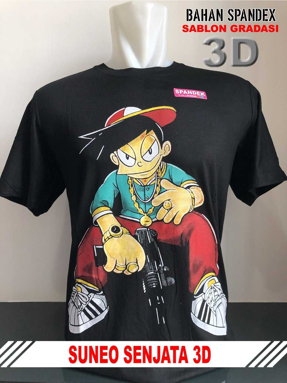 KAOS_DISTRO_Baju_Keren_Kartun_DORAEMON_HEADSET_3D