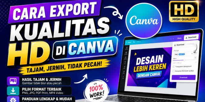 Cara Export Kualitas HD