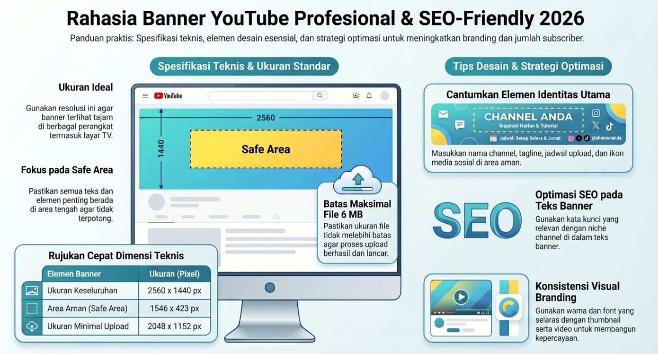 Cara Membuat Banner YouTube 