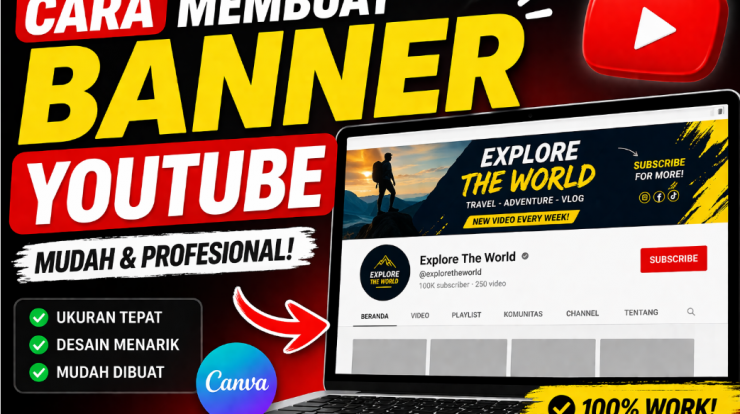 Cara Membuat Banner YouTube