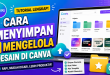 Cara Menyimpan dan Mengelola Desain