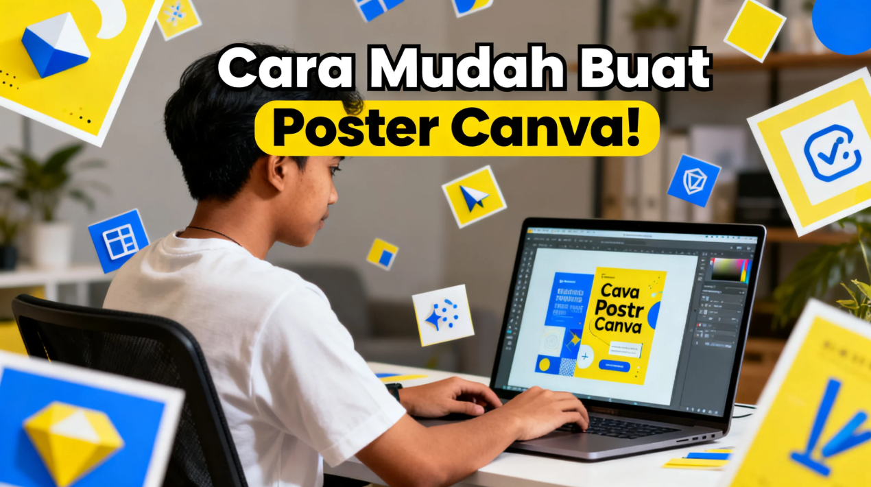 Cara mudah buat poster di canva