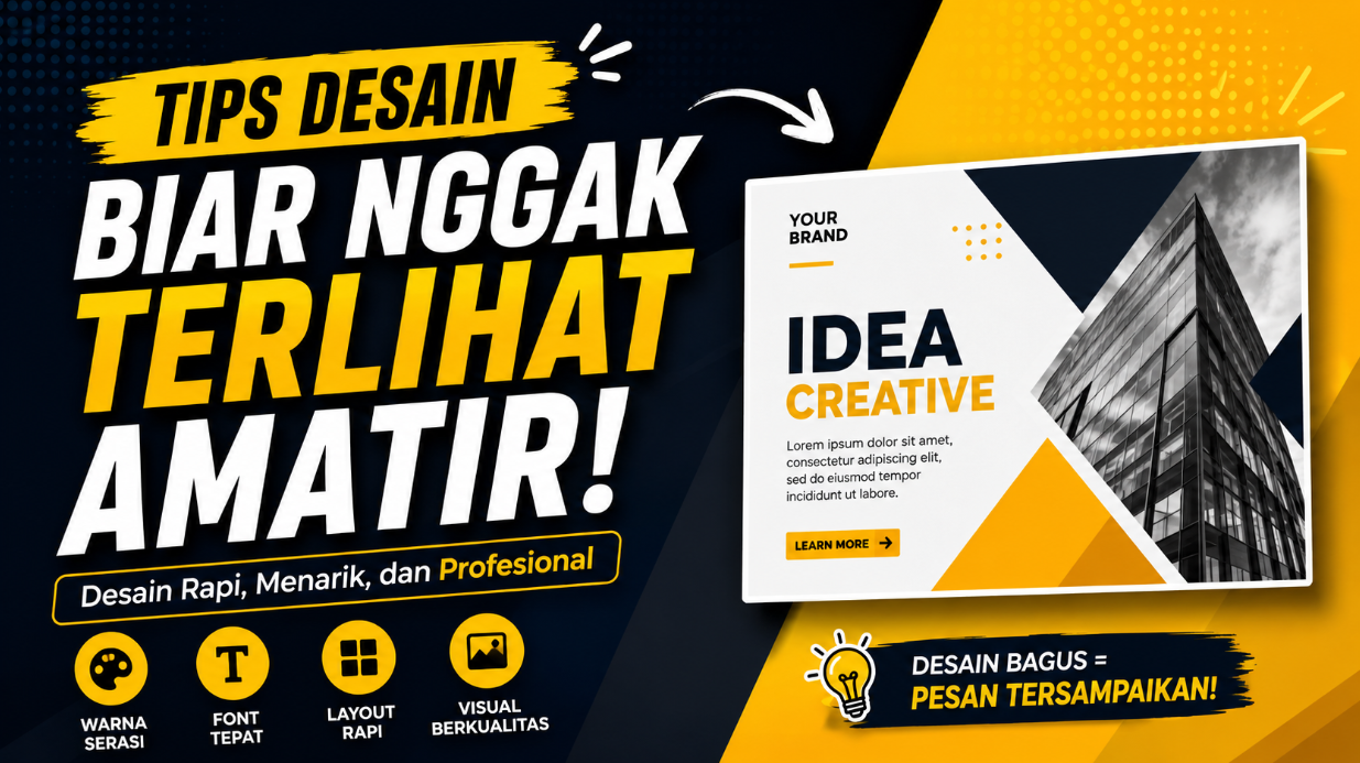 Tips Desain Biar Nggak Terlihat Amatir