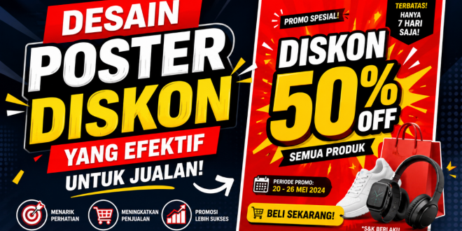 Desain Poster Diskon