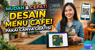 cara desain menu cafe